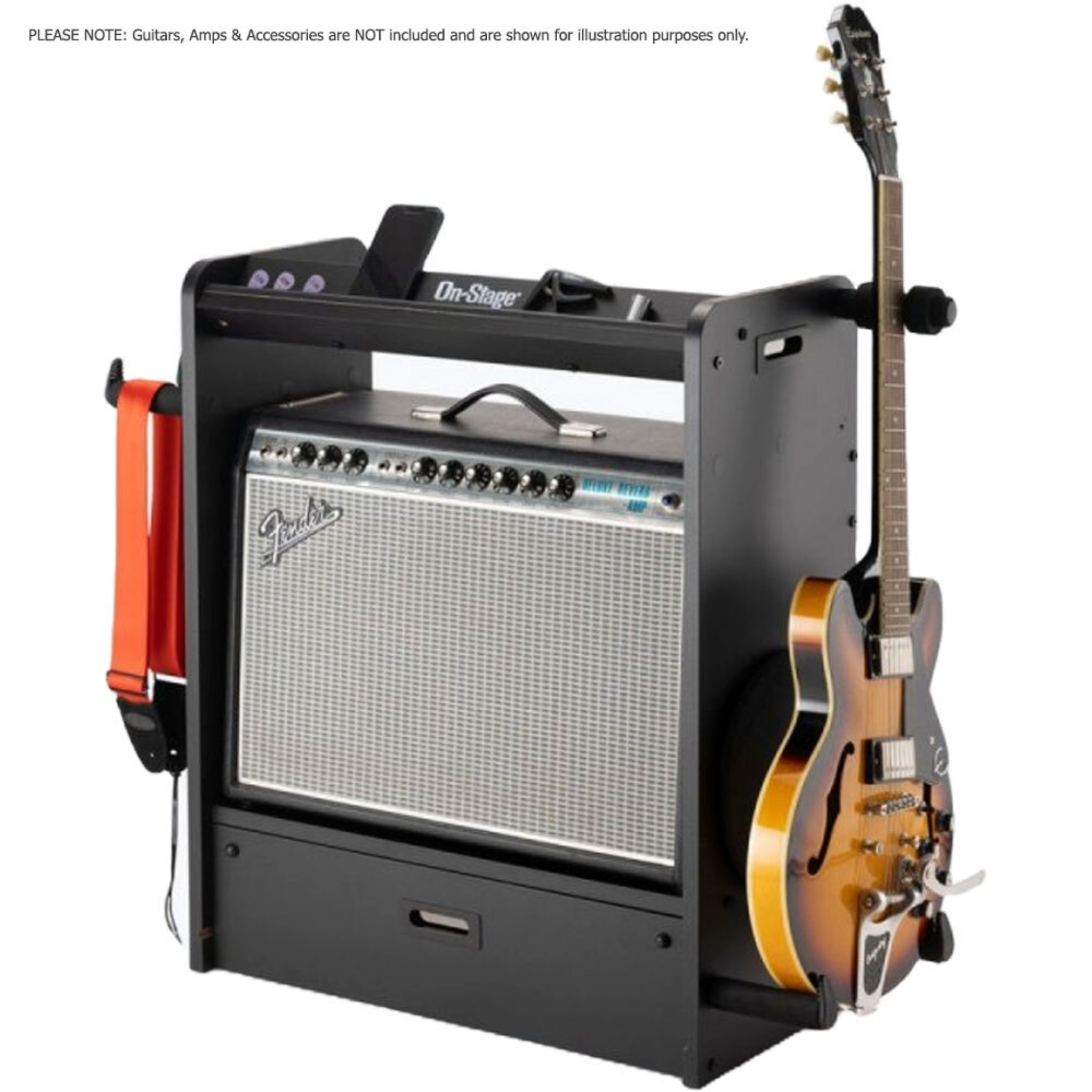 On Stage Professional Guitar Workstation, Black