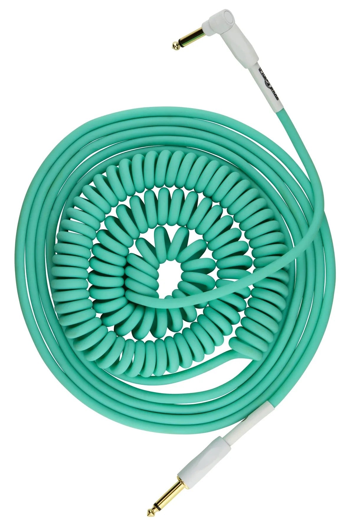 Pig Hog Half Coil Cable 30ft, Seafoam Green