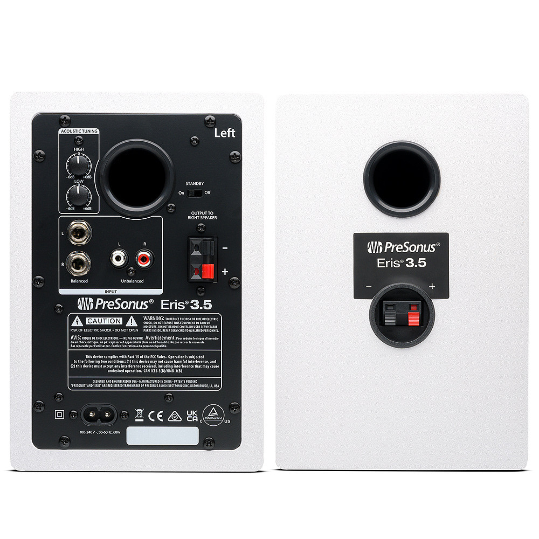 PreSonus ERIS 3.5 Bluetooth Monitor Pair, White