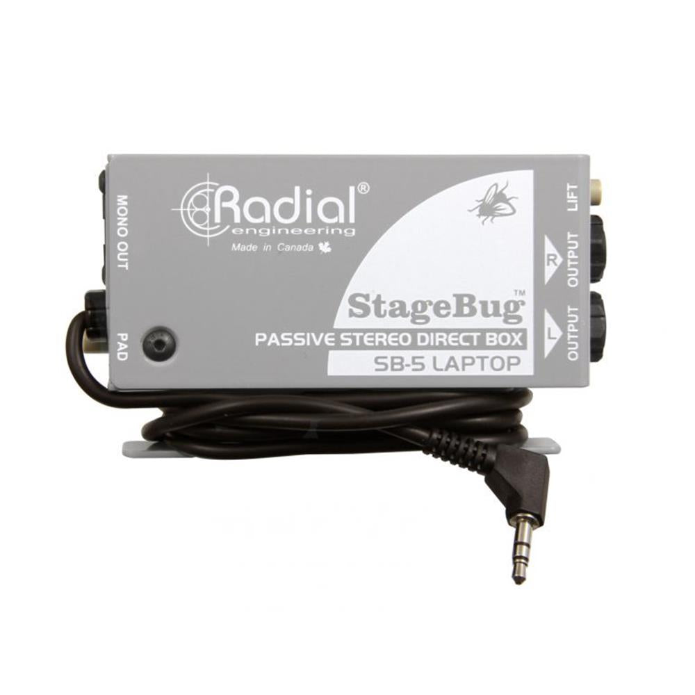 Radial SB-5 Compact Stereo DI for Computers w/Sidewinder