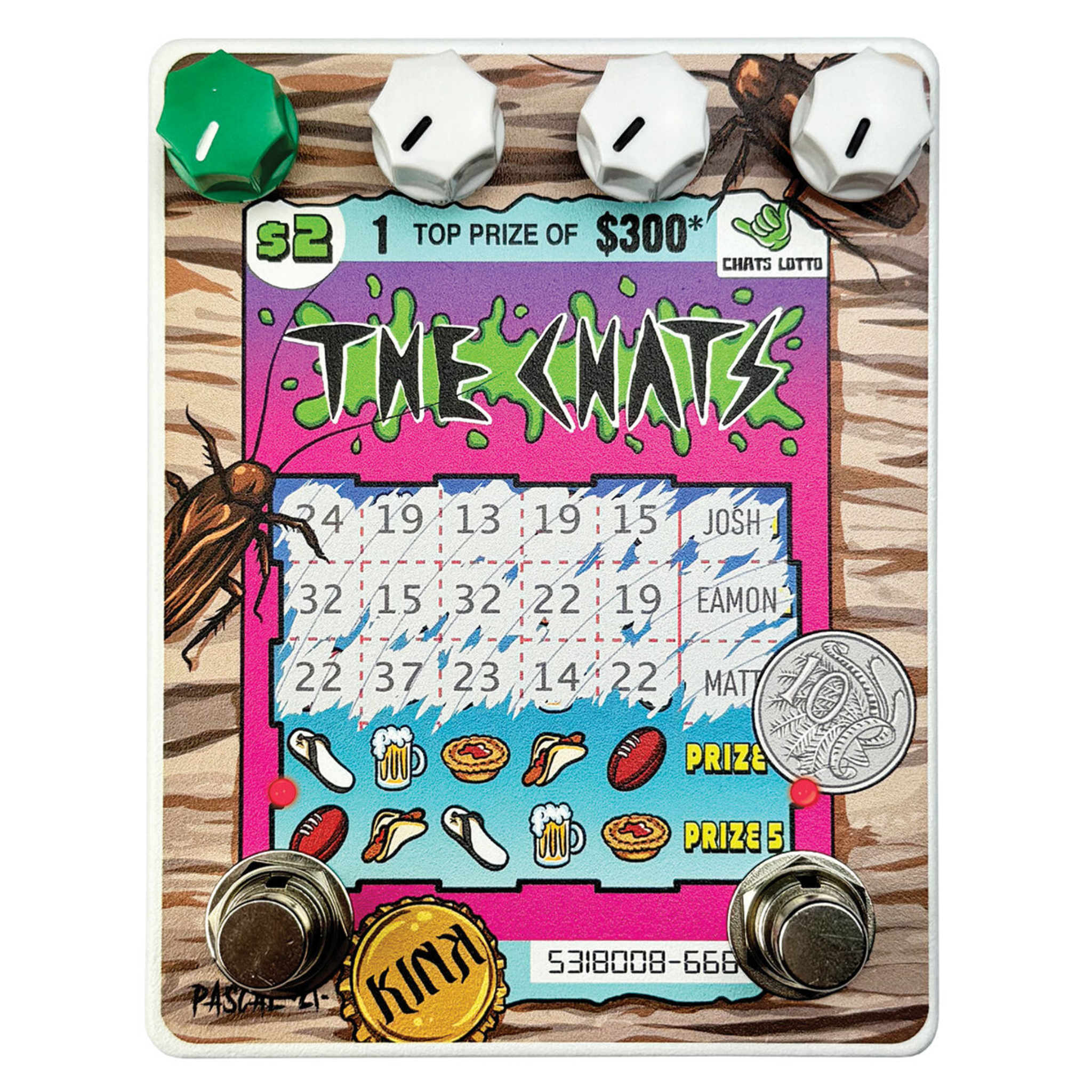 Kink x The Chats 'Scratchie' Fuzz Boost Pedal