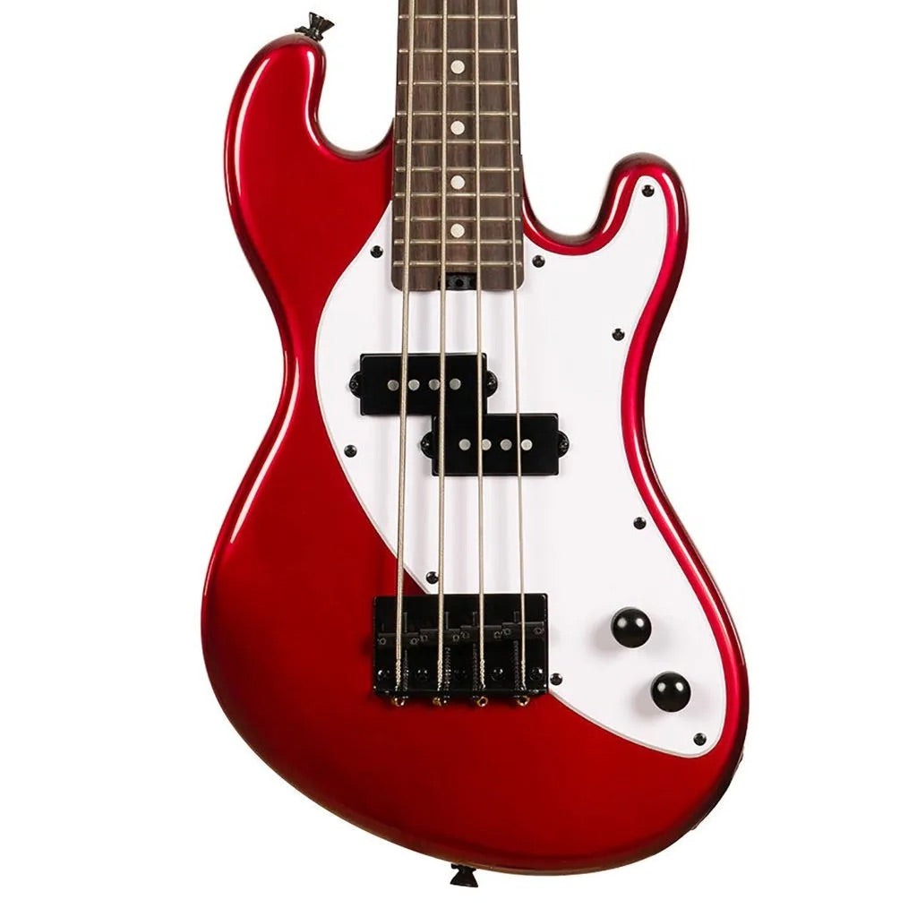 Kala Solid Body UBass, Metallic Red