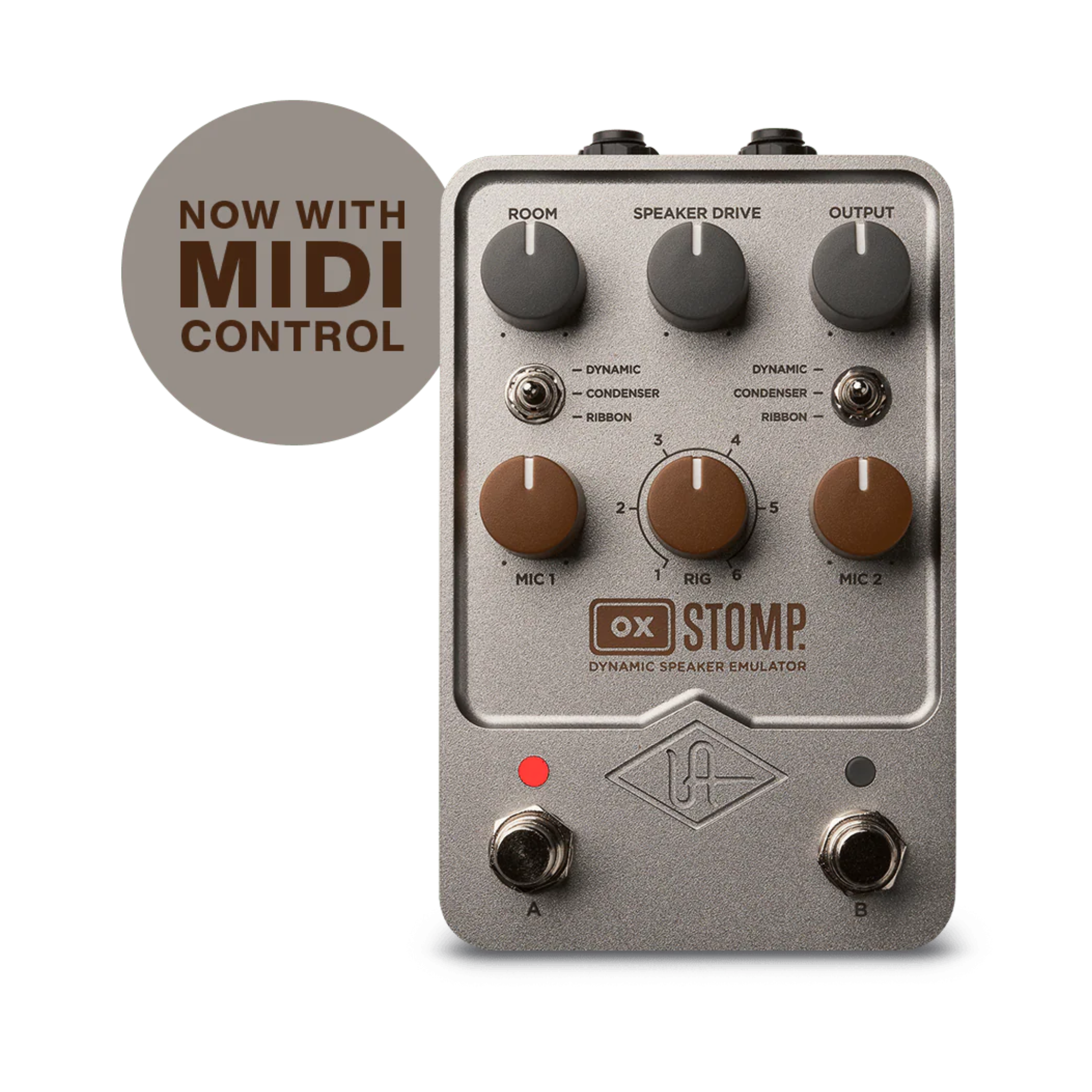 Universal Audio OX Stomp Dynamic Speaker Emulator Pedal