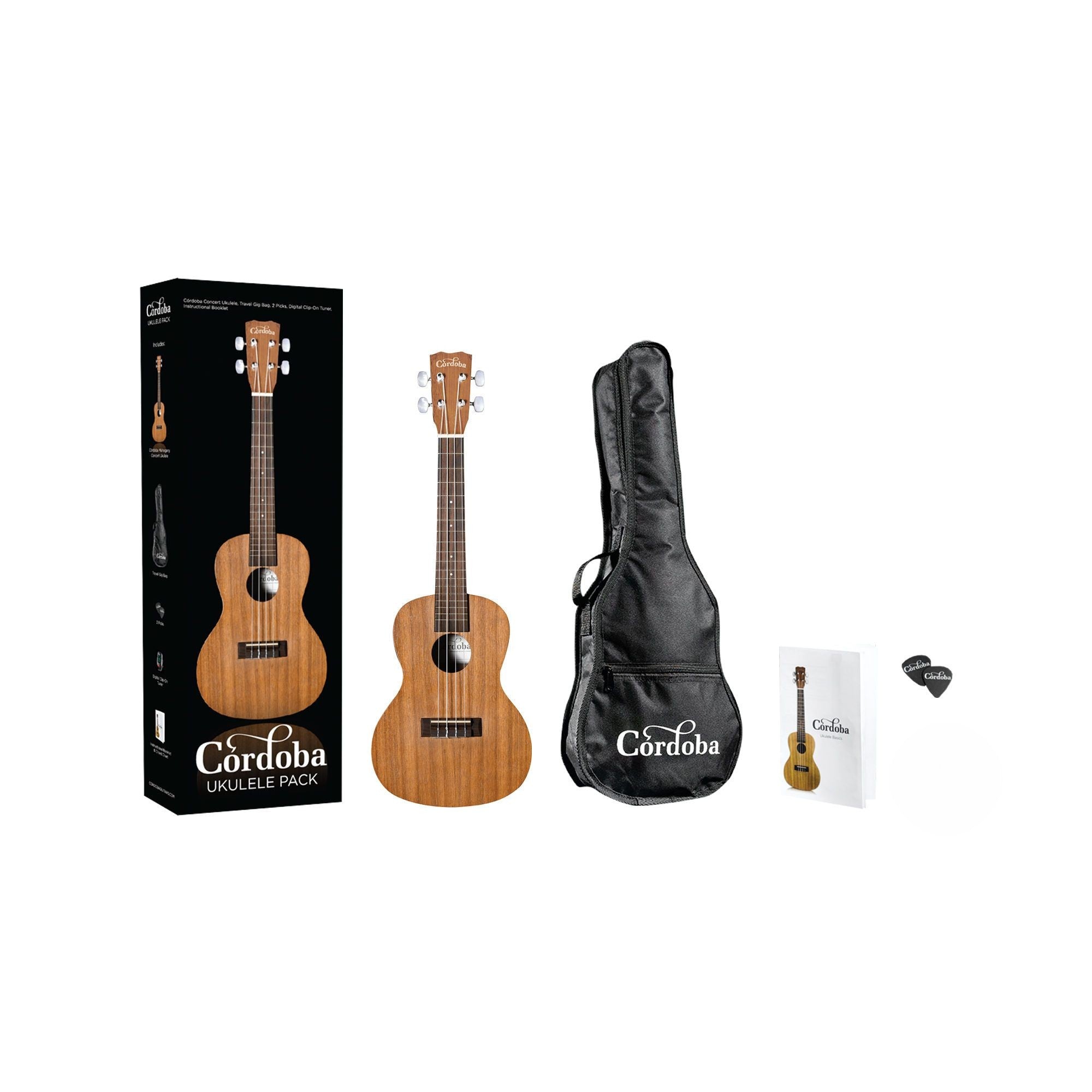 Cordoba UP100C Concert Ukulele Pack
