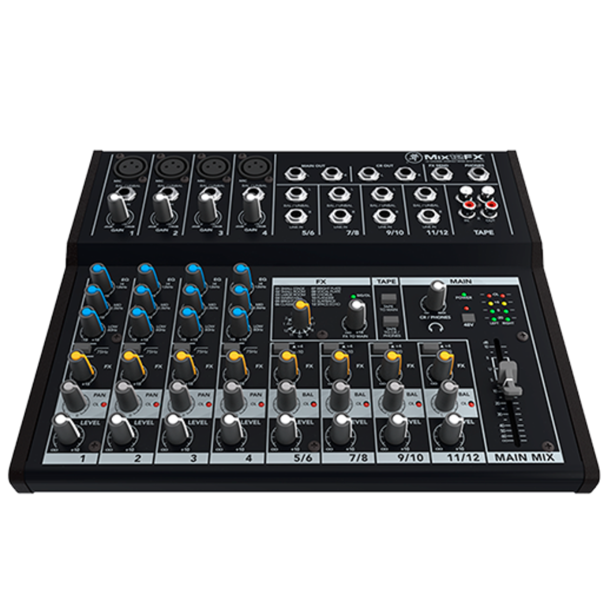 Mackie Mix12FX 12-Channel Compact Mixer with Effects