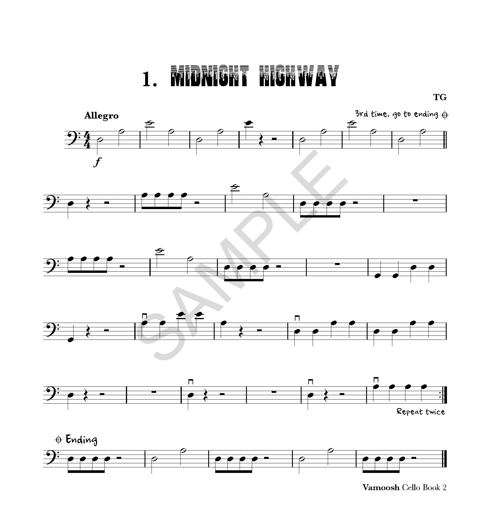 Vamoosh Cello Book 2