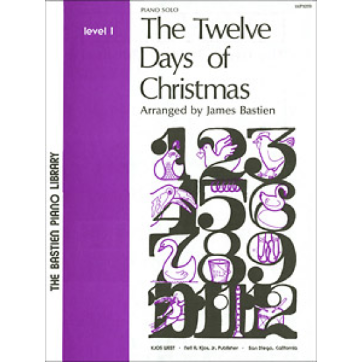The Twelve Days of Christmas Piano Solo Level 1