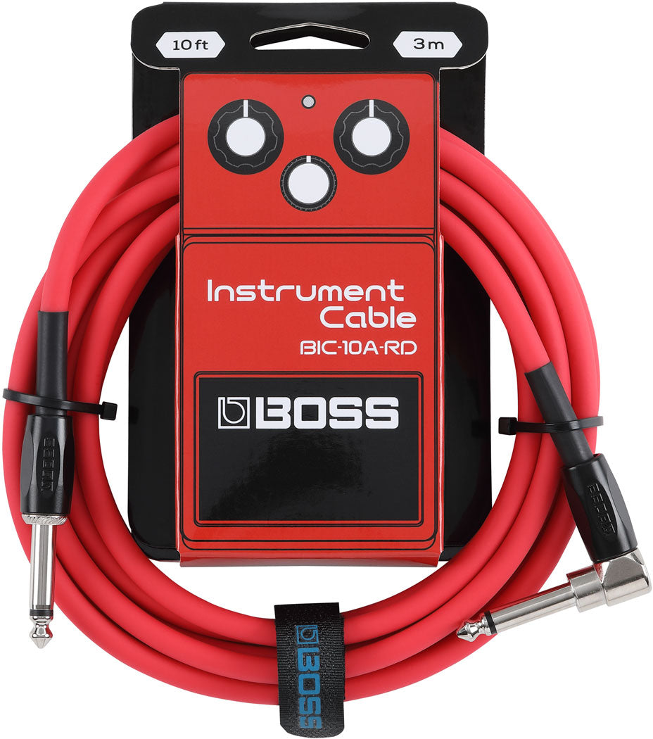 BOSS Instrument Cable 10ft/3m, AS Red
