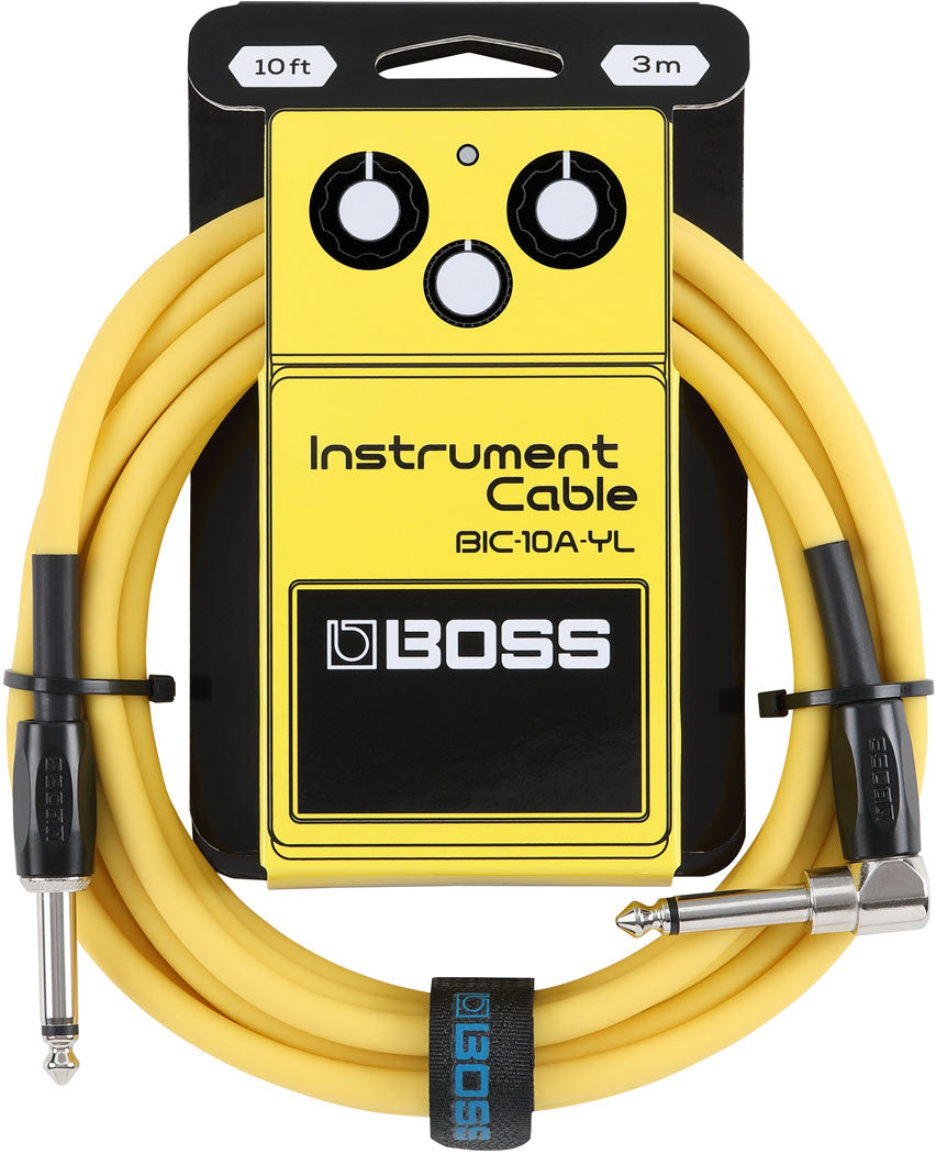 BOSS Instrument Cable 10ft/3m, AS Yellow