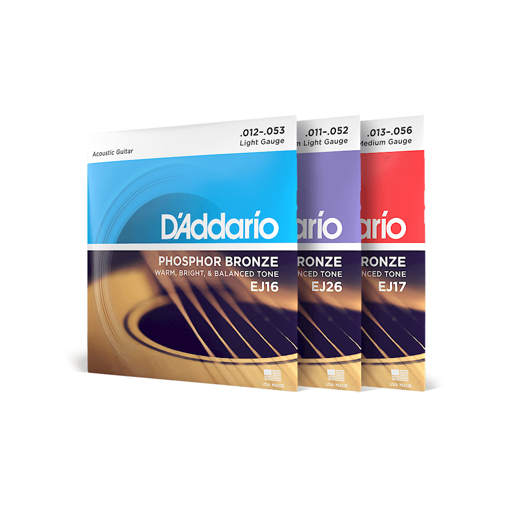 D'Addario Phosphor Bronze Acoustic Guitar Strings