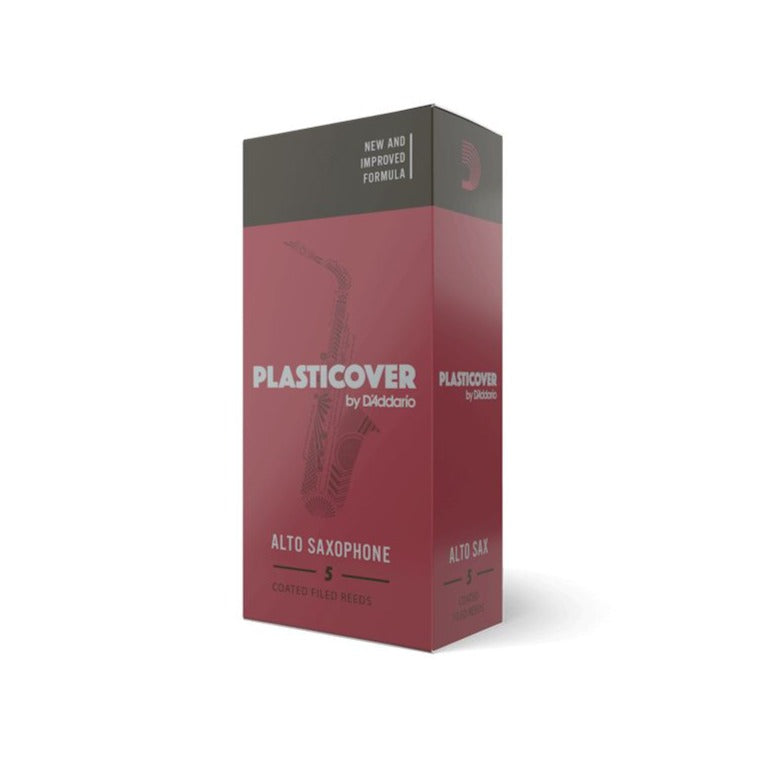 Rico Plasticover Alto Saxophone Reeds, 5-Pack