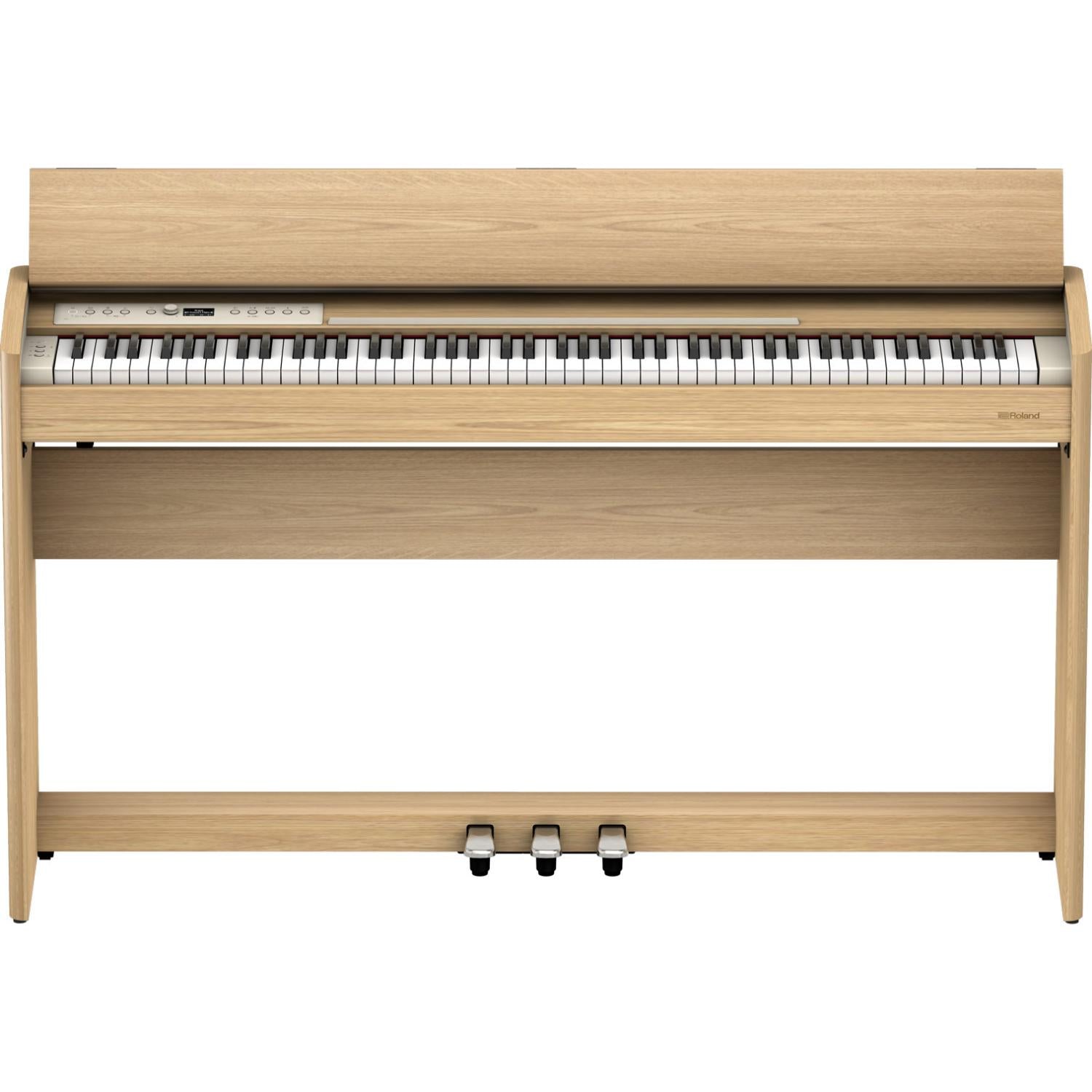 Roland F701 Digital Piano, Light Oak