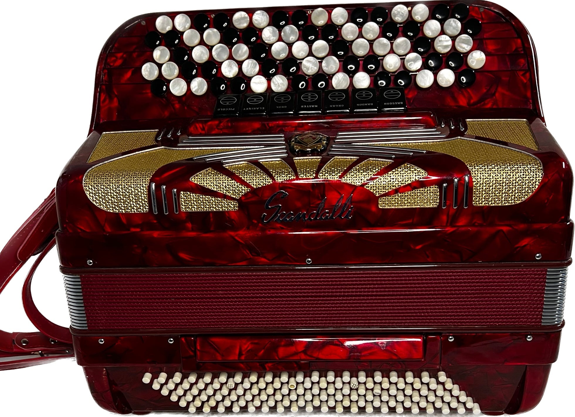 Scandalli 120 Bass C-System Button Accordion | Second-Hand