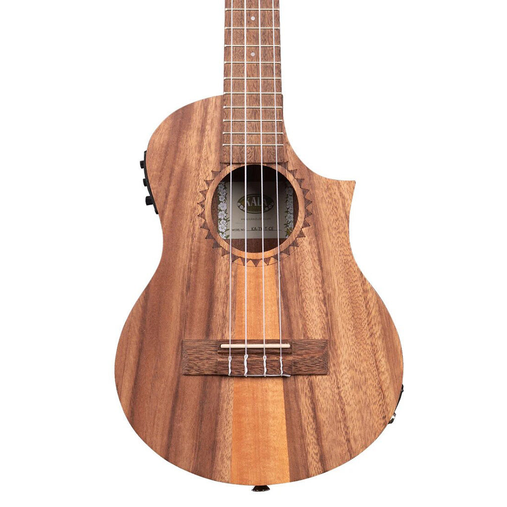 Kala Teak Tenor Cutaway + EQ/Tuner + Bag
