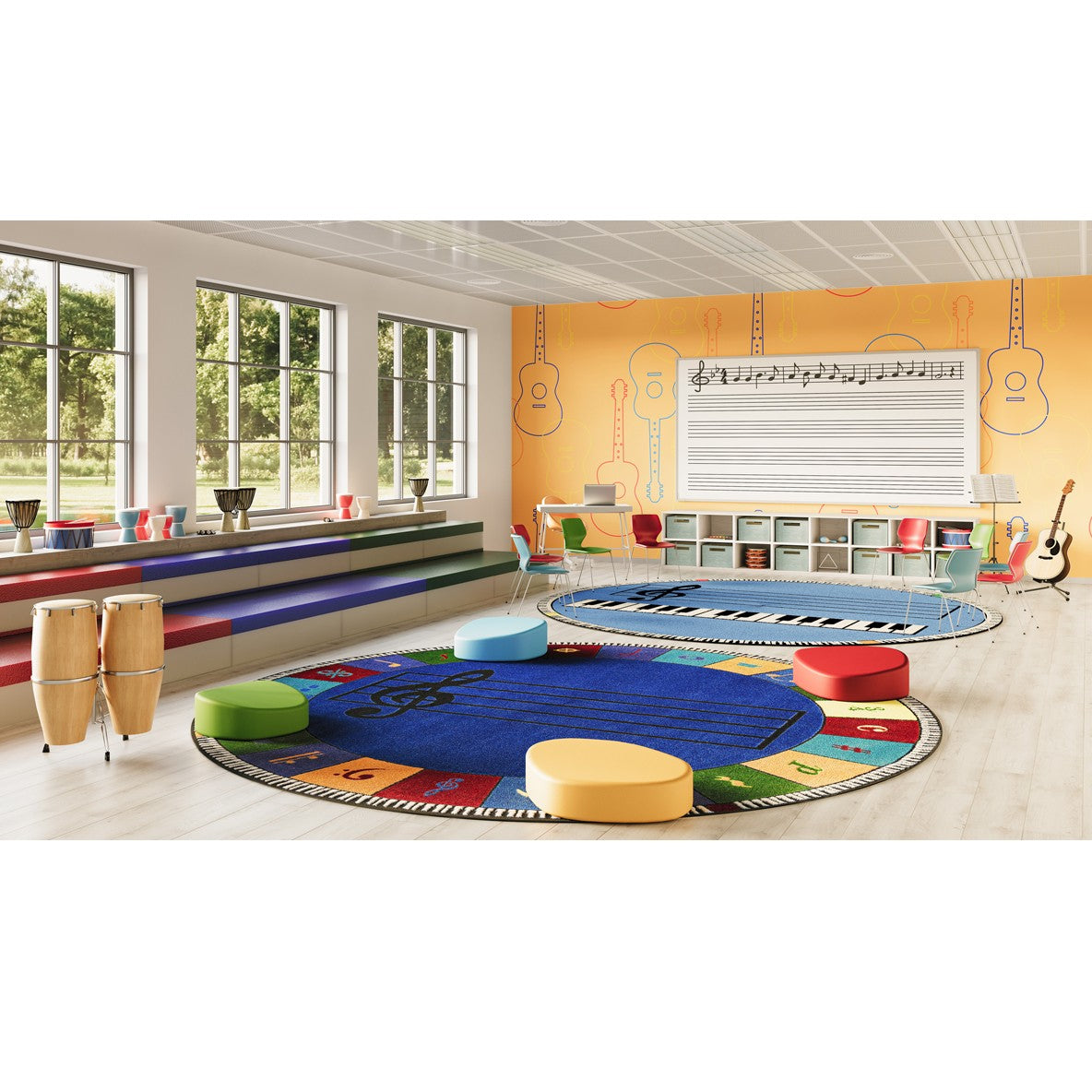 NoteWorthy Rug 4m Diameter Elementary Large