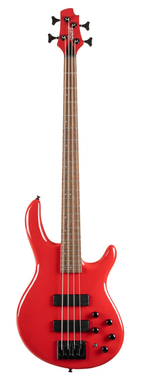Cort C4 Deluxe Bass, Candy Red