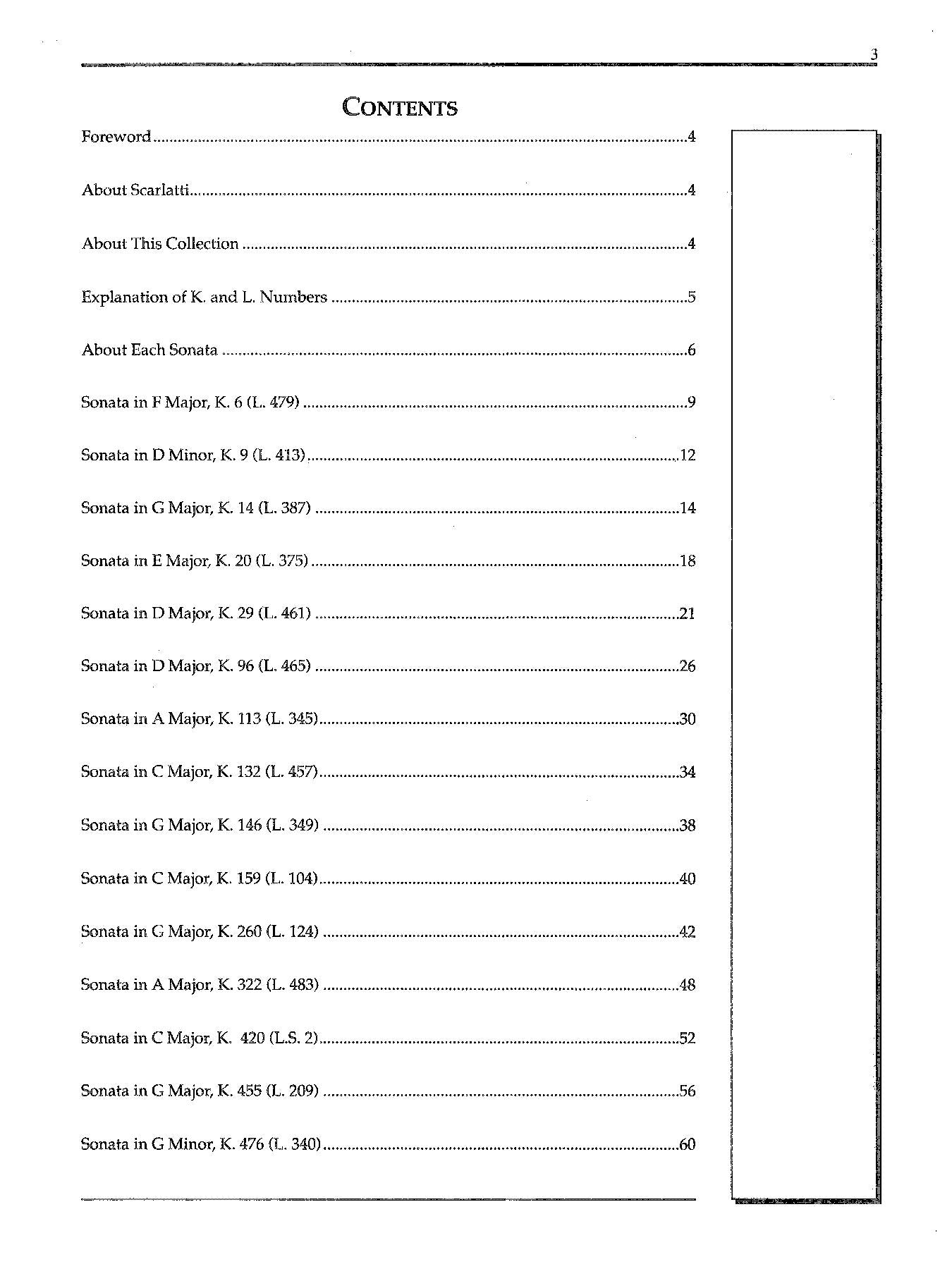 Scarlatti: Selected Sonatas