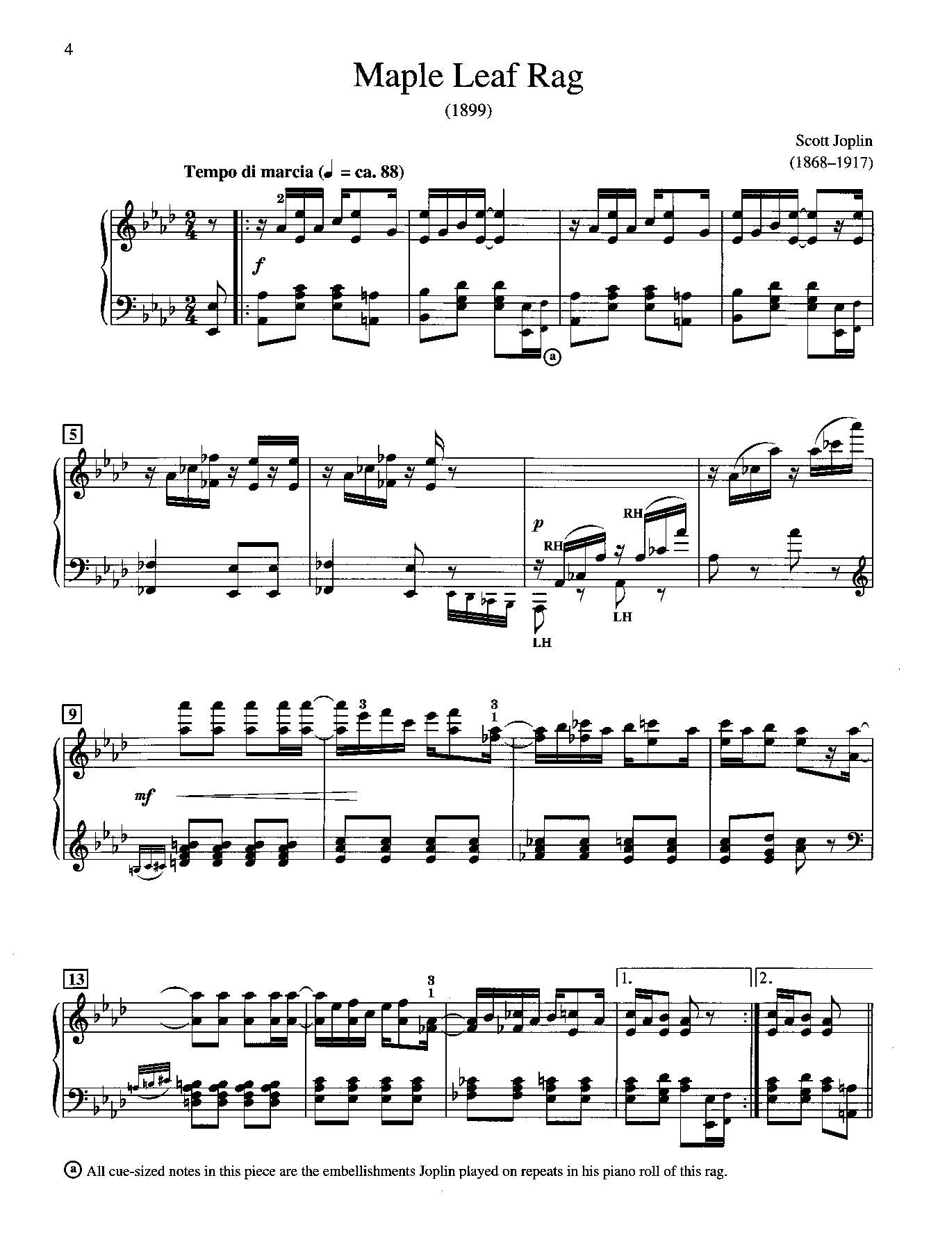 Joplin: Maple Leaf Rag