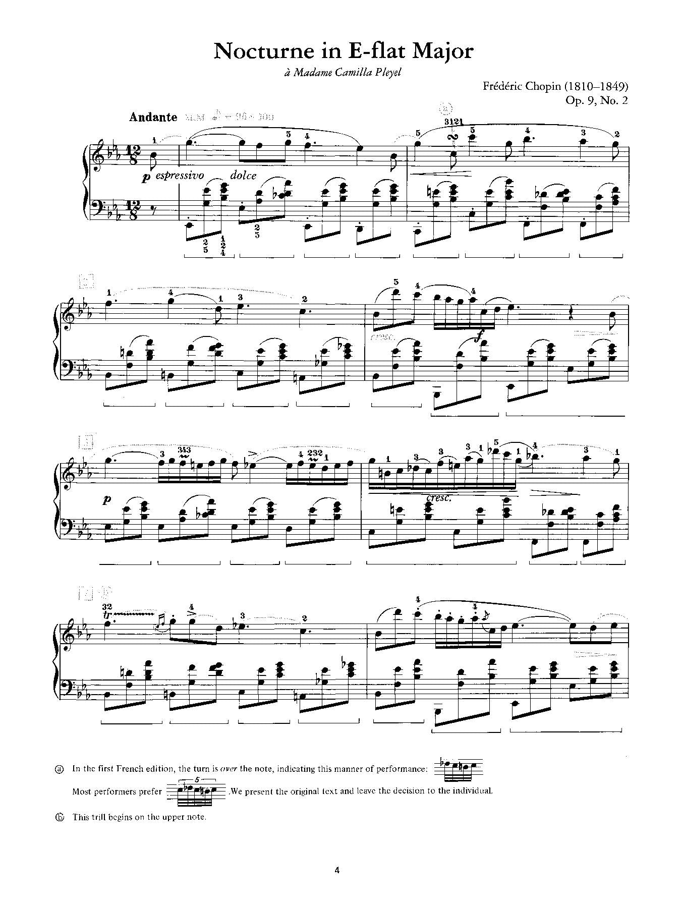 Chopin: Nocturne in E-flat Major, Opus 9, No. 2