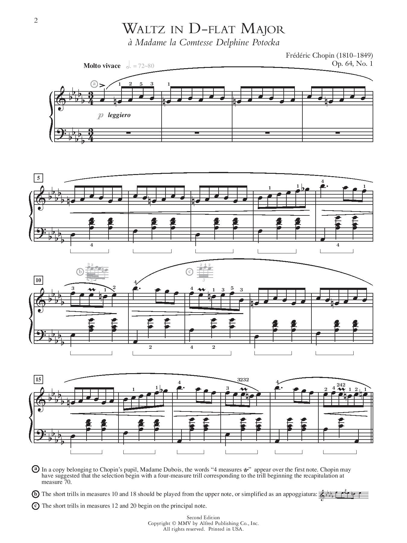 Chopin: Waltz in D-flat Major, Opus 64, No. 1