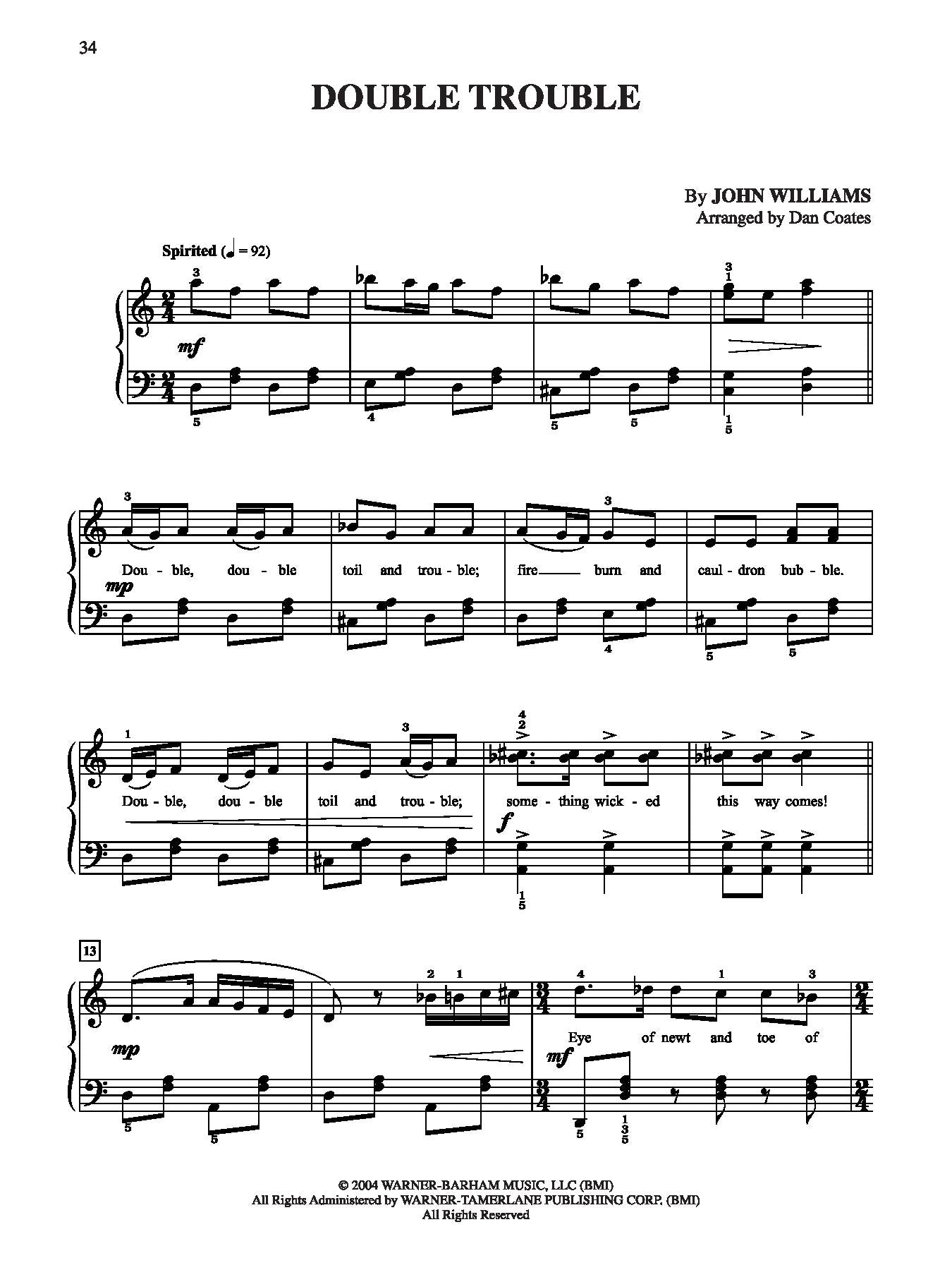 Harry Potter Magical Music for Easy Piano