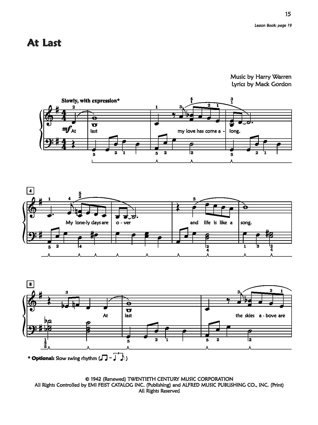 Alfred's Premier Piano Course, Pop and Movie Hits 5