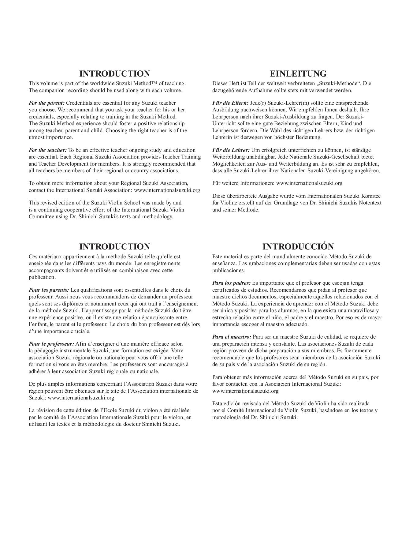 Suzuki Violin School Volume 1, Book & CD