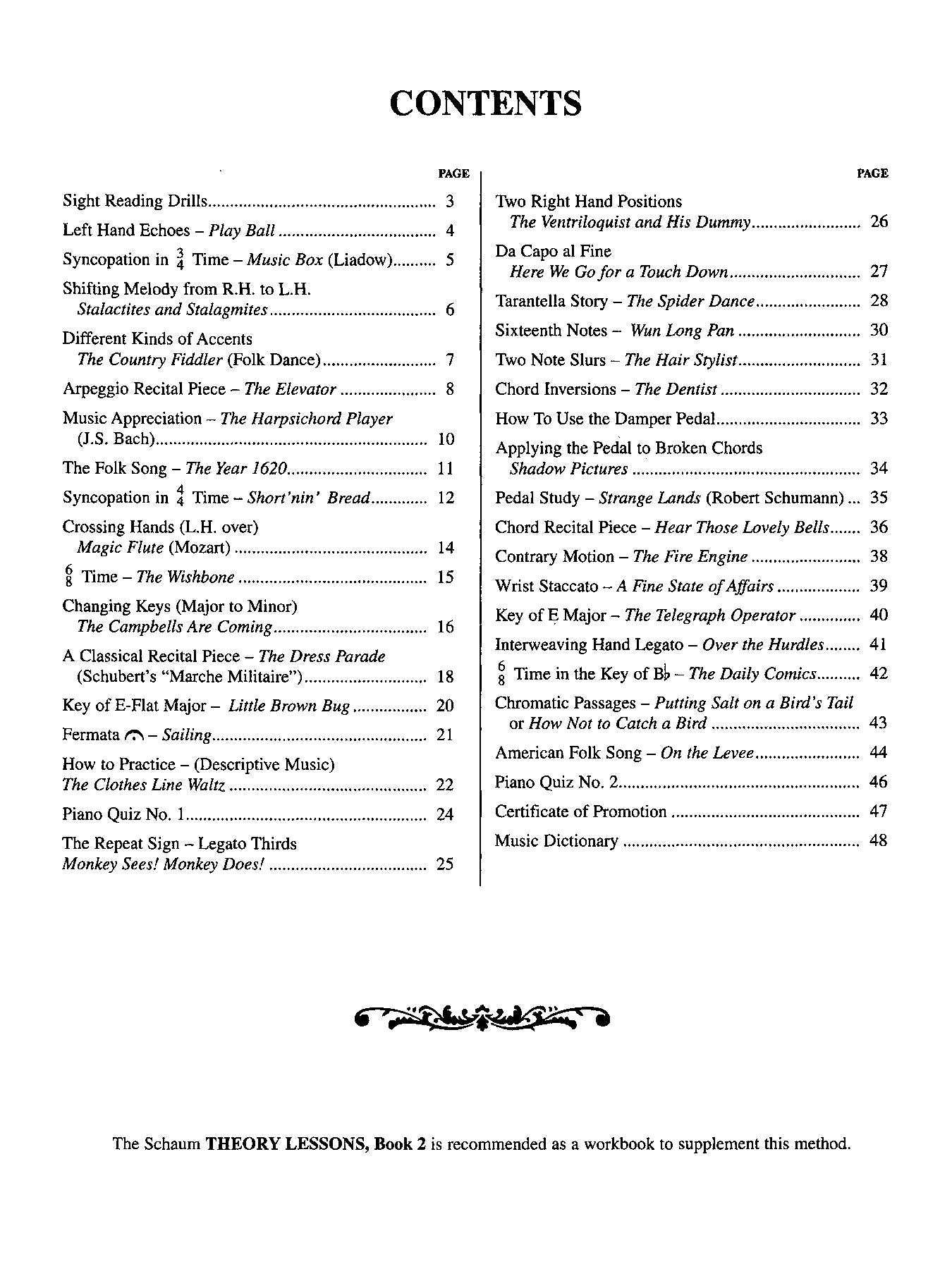 Schaum Piano Course, B - The Blue Book