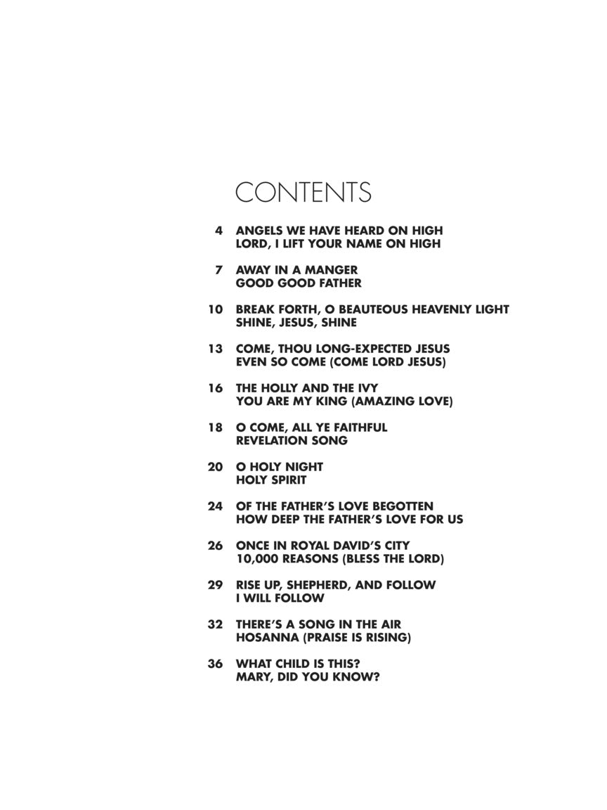 Christmas Praise Hymns for Piano Soloist arr. Phillip Keveren