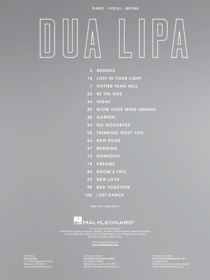 Dua Lipa PVG
