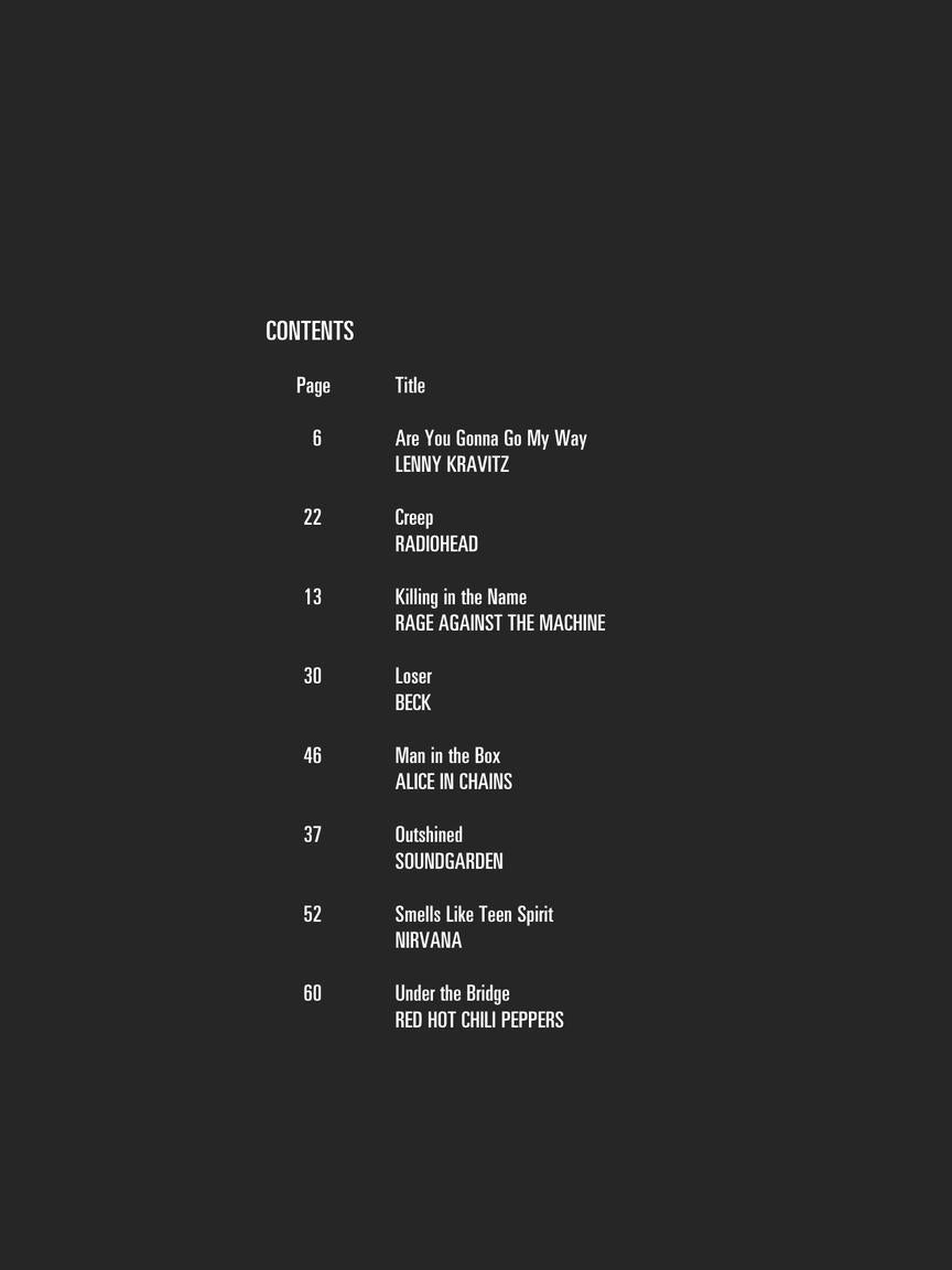 '90s Rock - 2nd Edition Guitar Play-Along