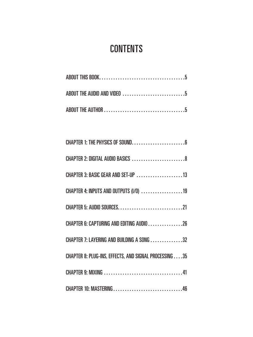 Hal Leonard Recording Method for Bands, Singer/Songwriters & More