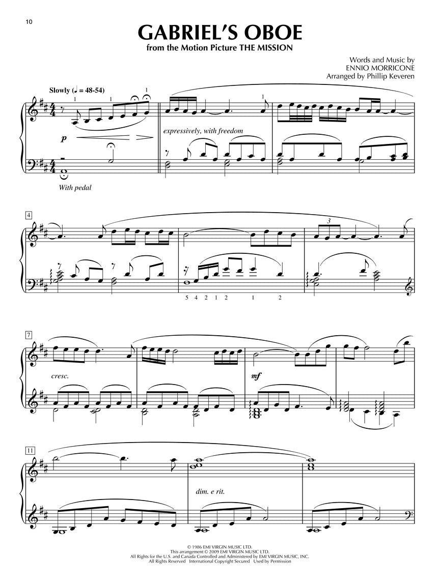 The Film Score Collection for Piano Solo arr. Phillip Keveren