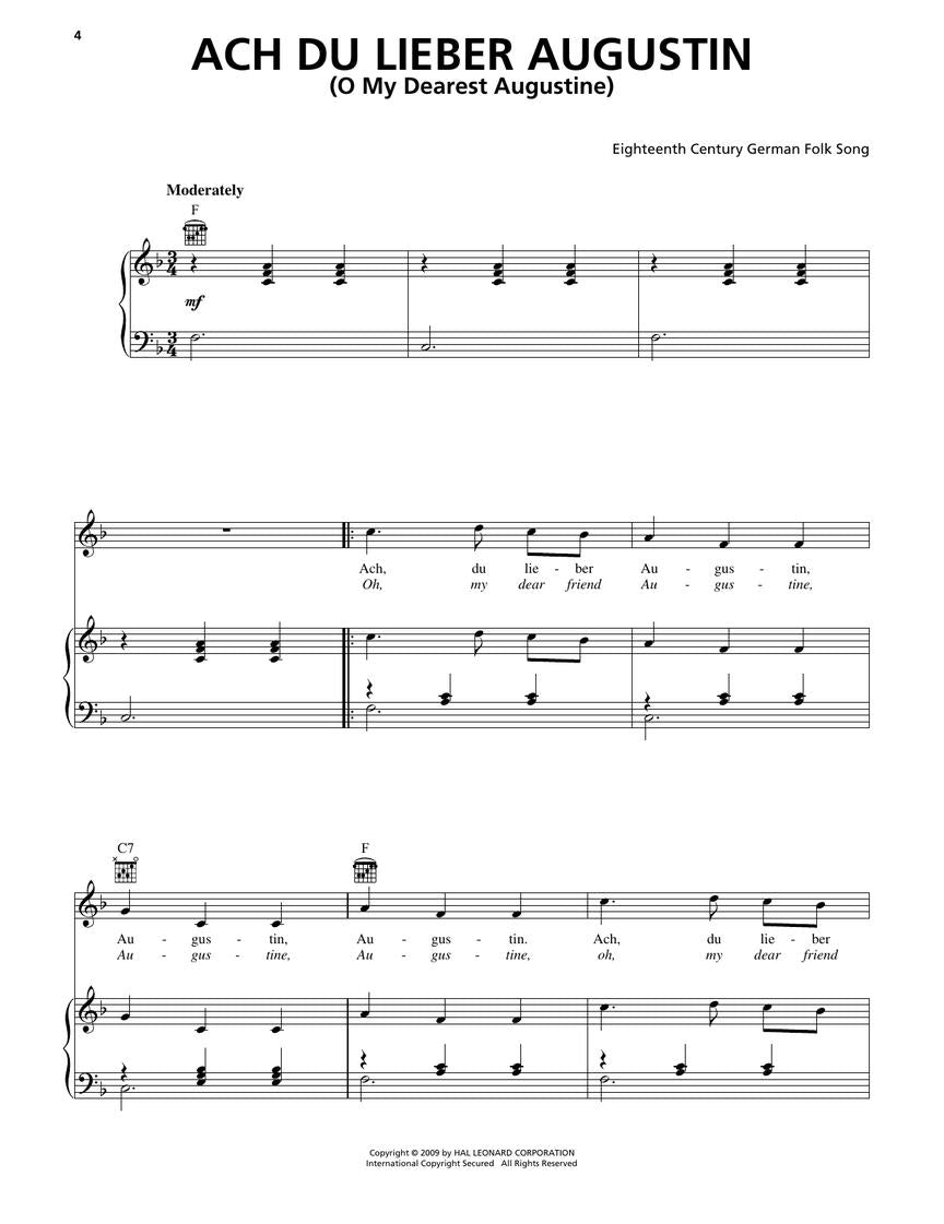 Budget Books: Folk Songs PVG