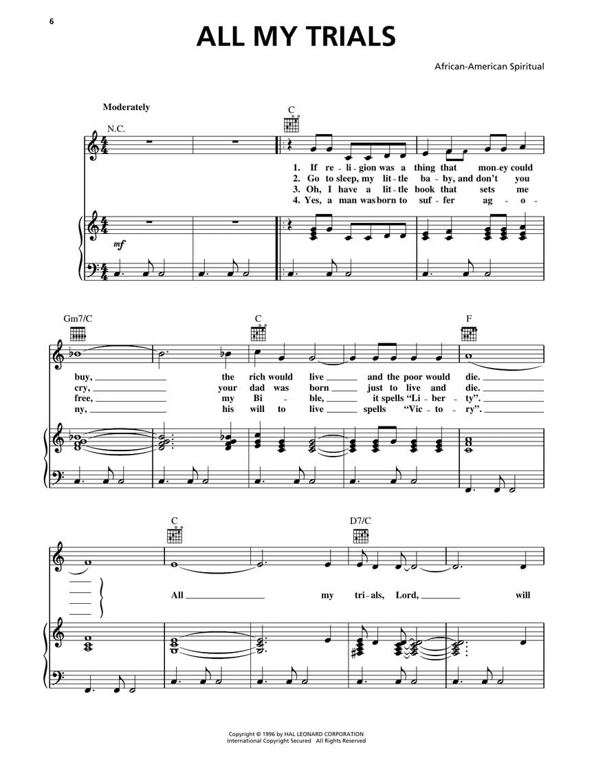 Budget Books: Folk Songs PVG