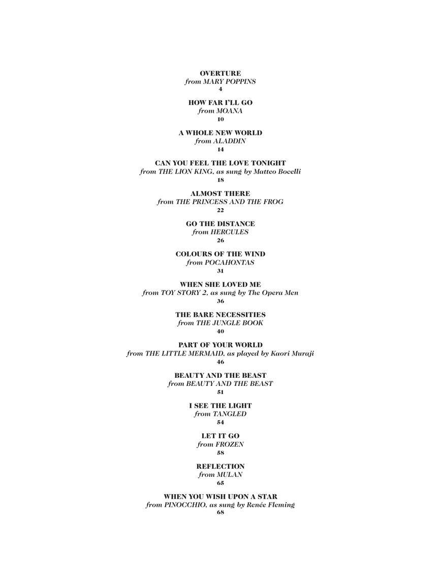 Disney Goes Classical - Solo Piano