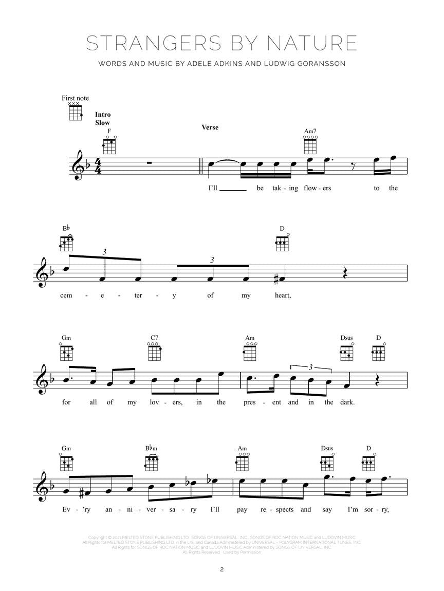 Adele - 30 for Ukulele