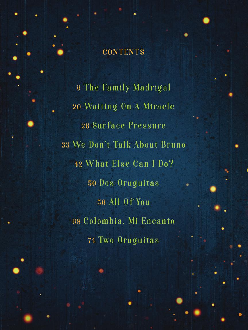 Encanto: Music from the Motion Picture Soundtrack for Easy Piano Song List