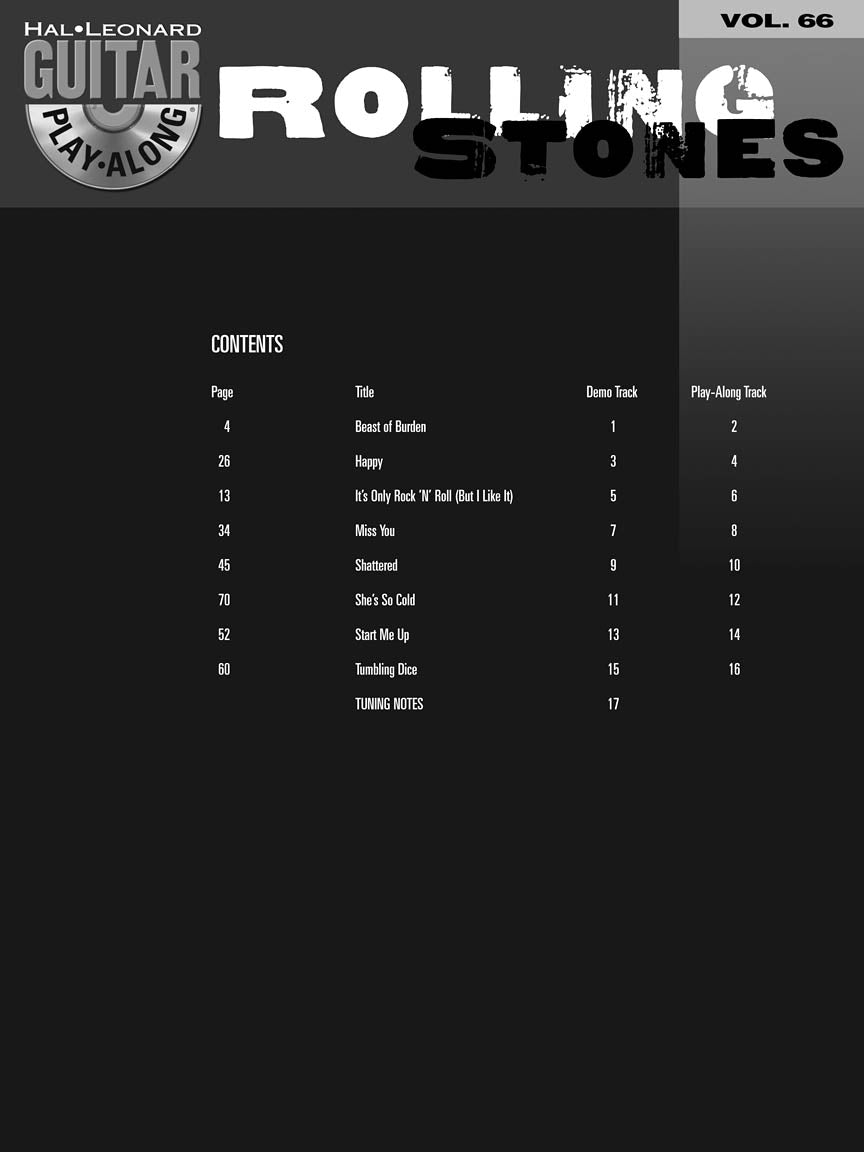 Rolling Stones Guitar Play-Along