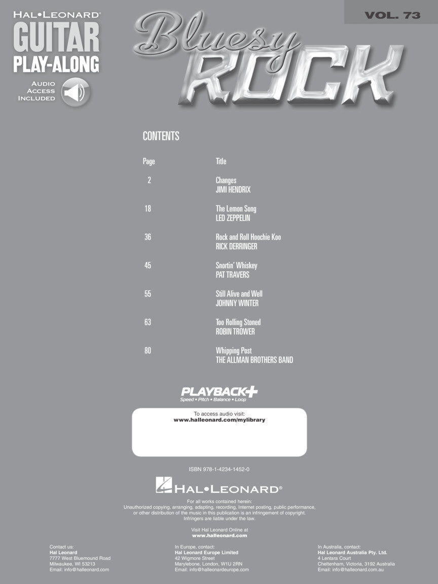 Bluesy Rock Guitar Play-Along