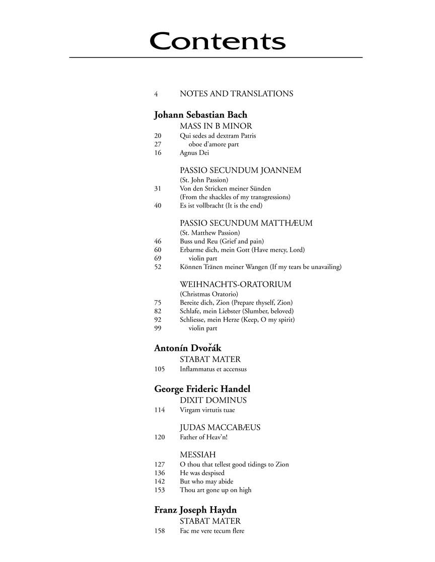 The Oratorio Anthology - Alto/ Mezzo Soprano