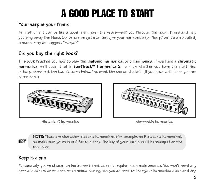 FastTrack Mini Harmonica Pack