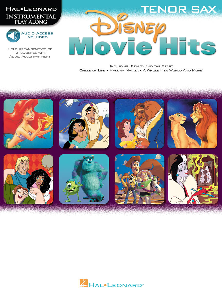 Disney Movie Hits for Tenor Sax