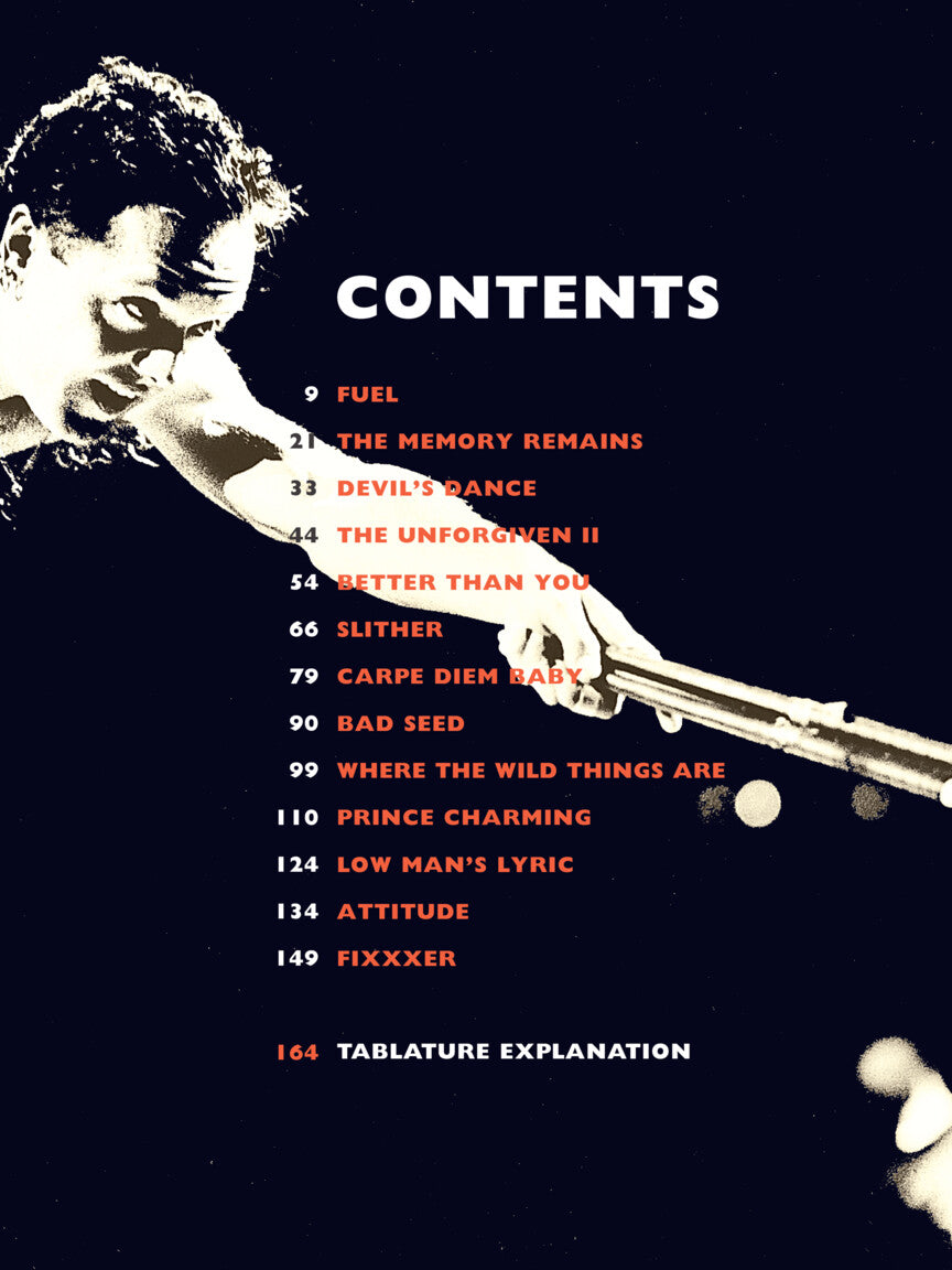 Metallica: Reload for Guitar & Vocals w/TAB