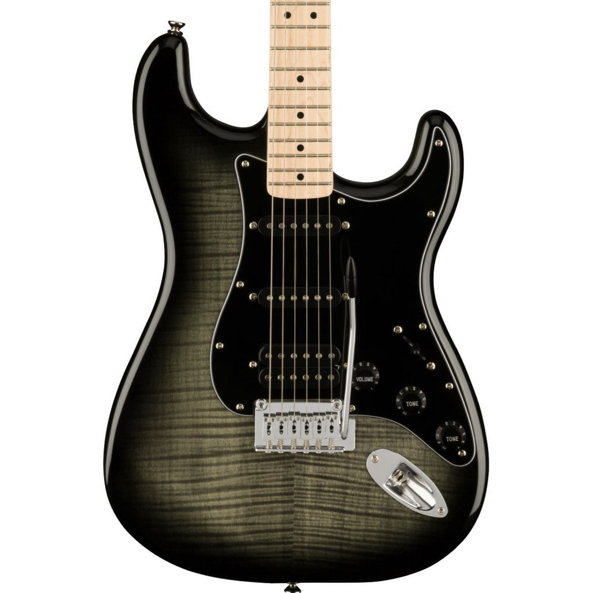 Squier Affinity Series Stratocaster FMT HSS, Black Burst