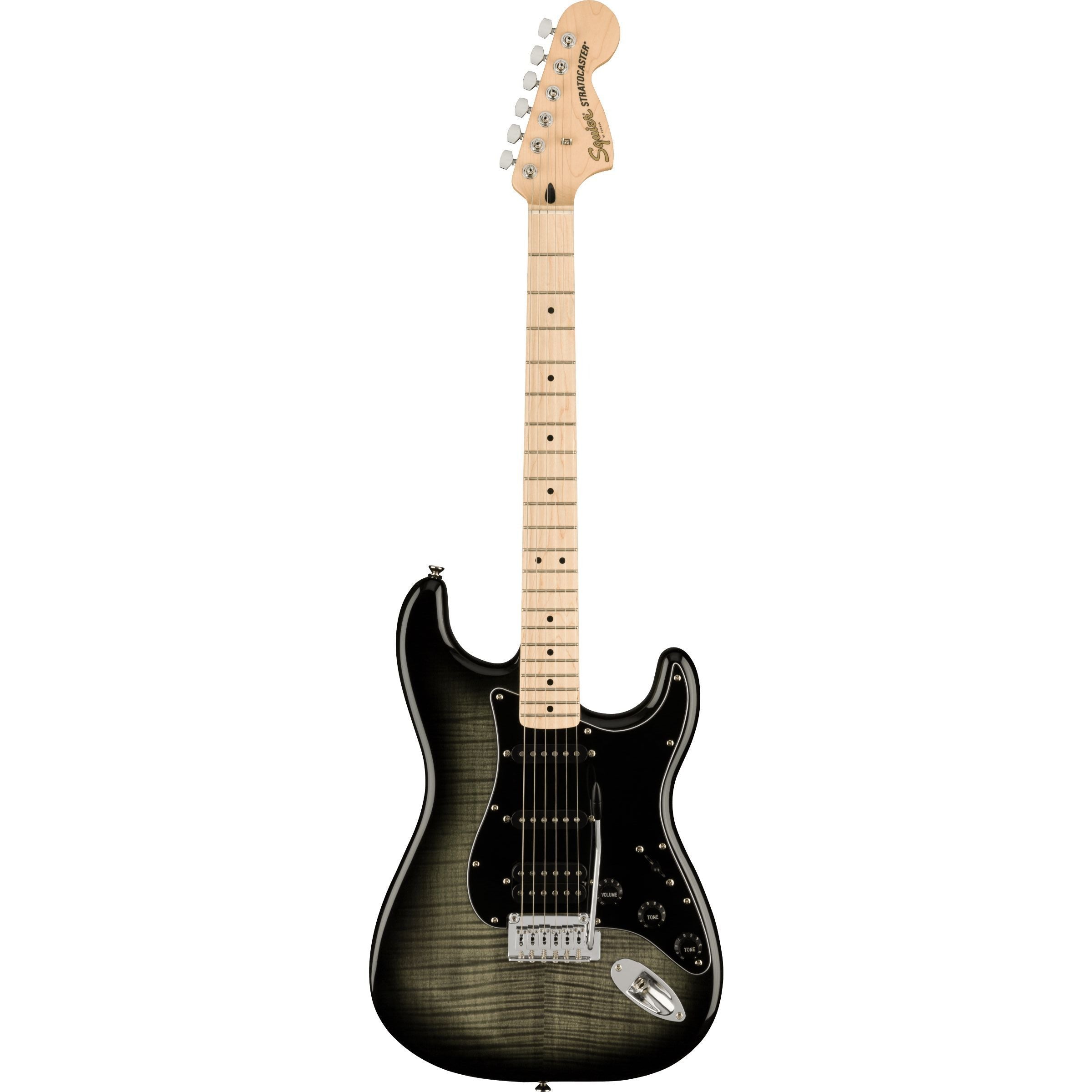 Squier Affinity Series Stratocaster FMT HSS, Black Burst