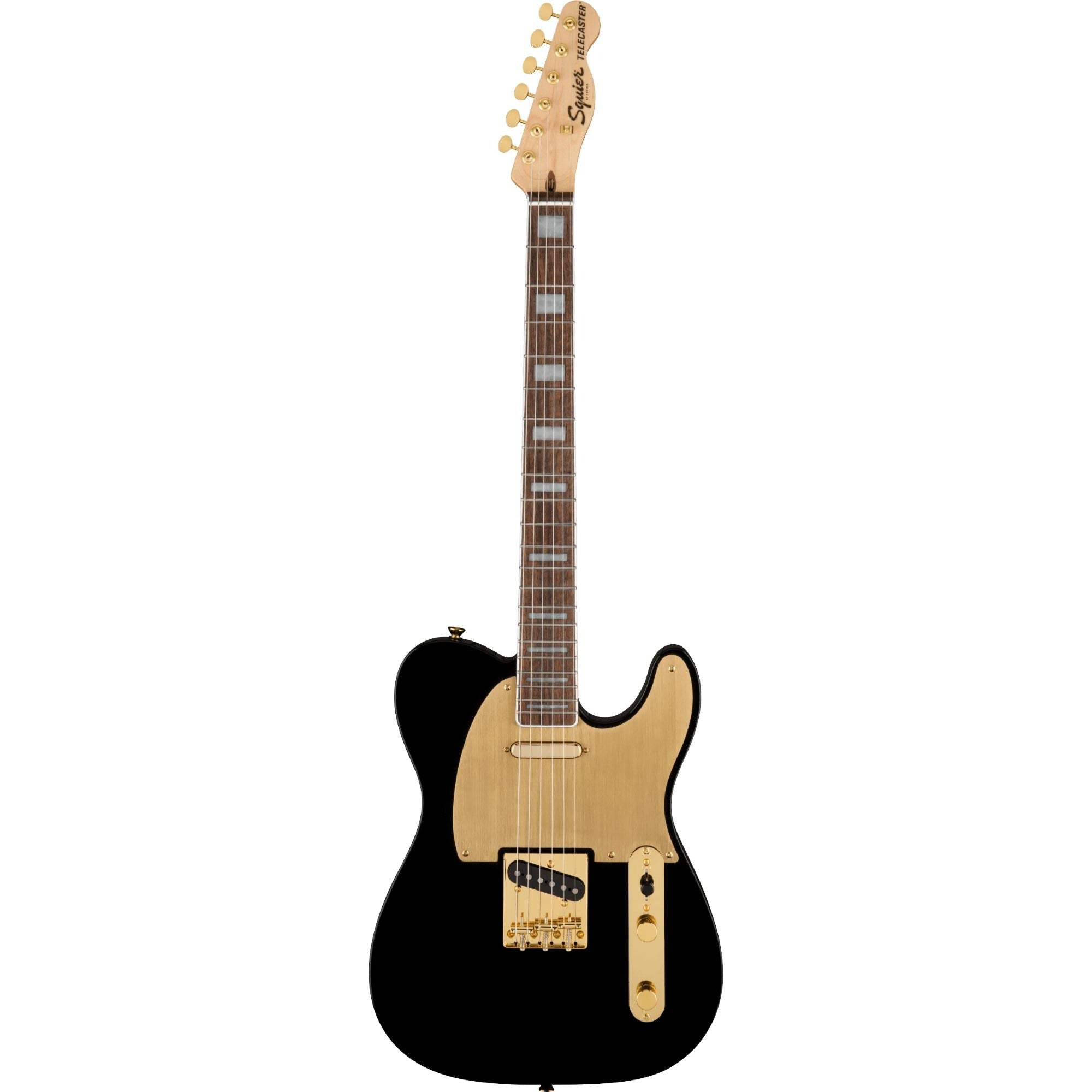 Squier 40th Anniversary Telecaster, Gold Edition, Black