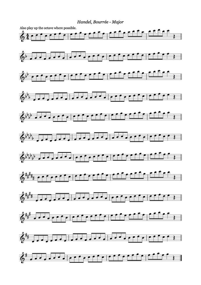 Practical Routines for Flute