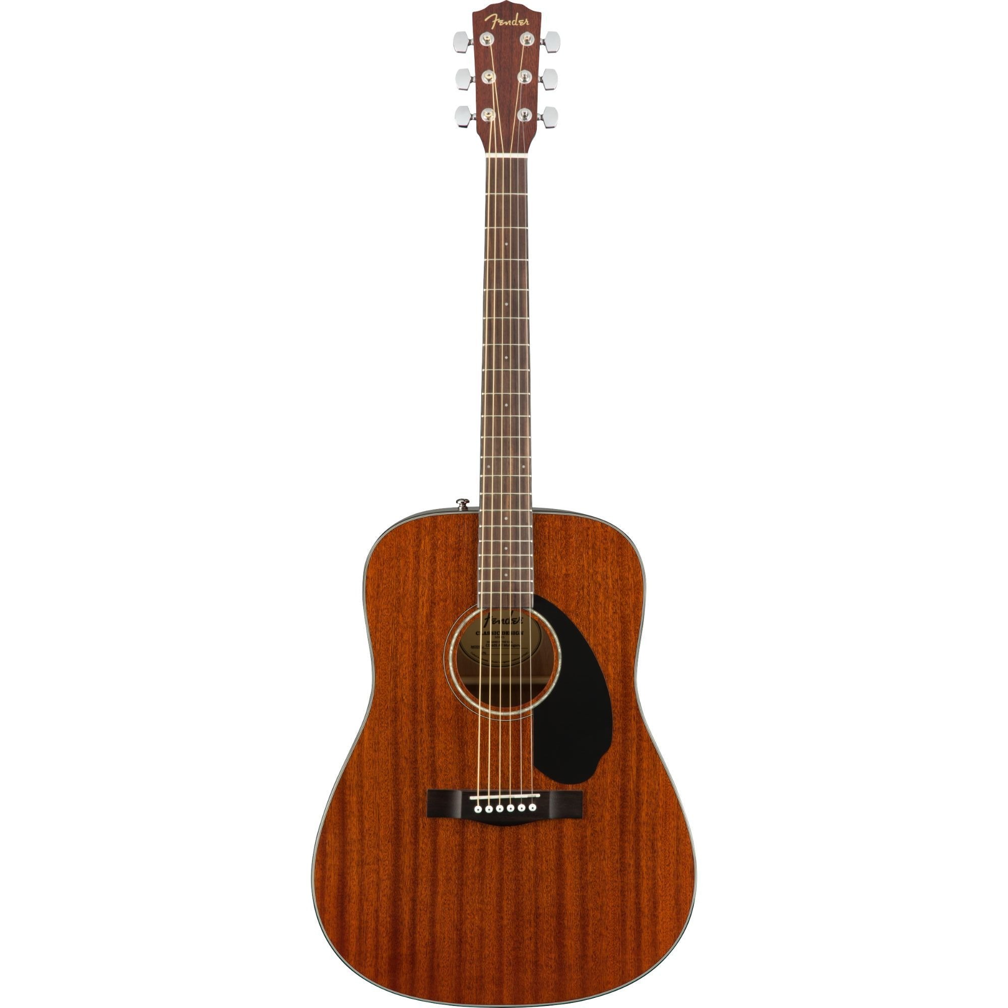 Fender CD-60S Dreadnought Acoustic Guitar, All-Mahogany