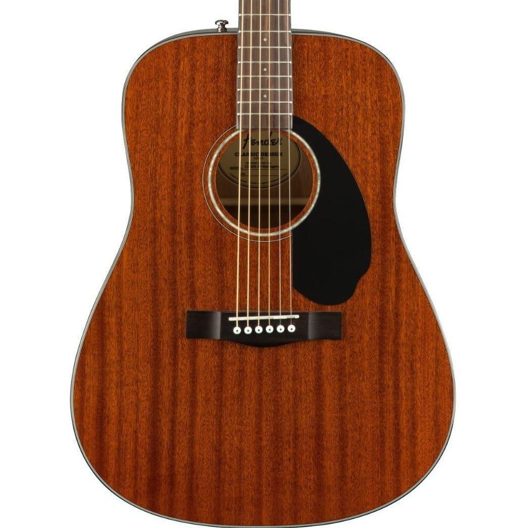 Fender CD-60S Dreadnought Acoustic Guitar, All-Mahogany